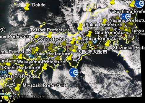 WEBの神？Google情報局: 毎日変化するNASA MODIS衛星からの画像